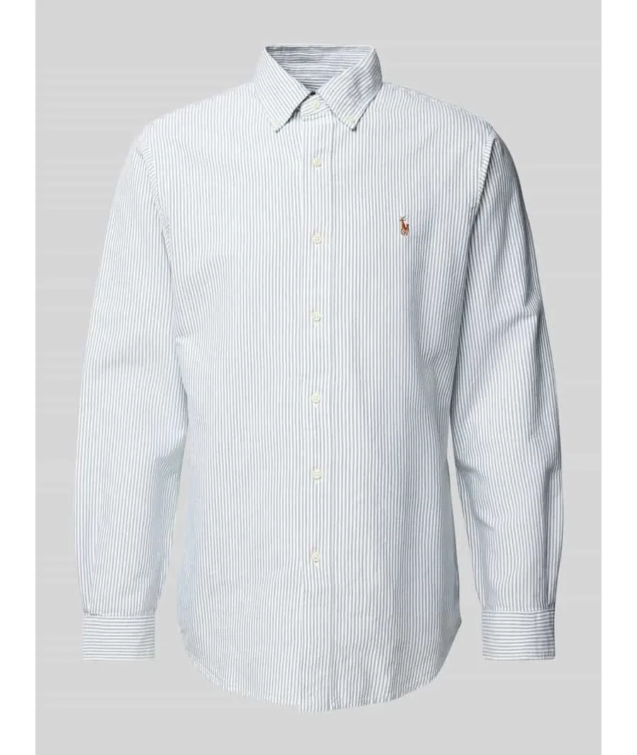 obrazek 1 Koszula casualowa o kroju custom fit z kołnierzykiem typu button down