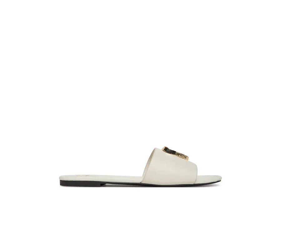 obrazek 1 LOVE MOSCHINO Klapki JA28161G0MIA0102 Écru