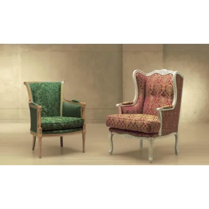 Zdjęcie Klasyczne luksusowe fotele w stylu francuskim do salonu – Morello Gianpaolo