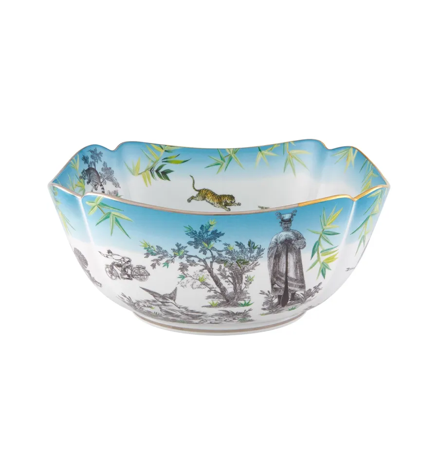 obrazek 1 Miska na sałatki z porcelany Rêveries z unikatowym ozdobnym motywem - Vista Alegre