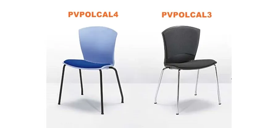 obrazek 1 Eleganckie krzesło biurowe bez podłokietników Calibra