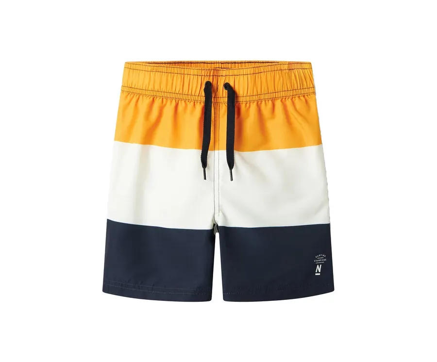 obrazek 1 NAME IT Szorty kąpielowe Zatiz 13239871 Kolorowy Regular Fit