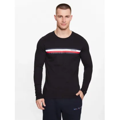 Zdjęcie Tommy Hilfiger Longsleeve MW0MW32366 Czarny Slim Fit
