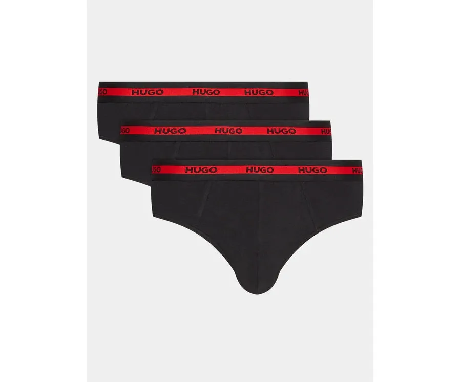 obrazek 1 Hugo Komplet 3 par slipów 50492378 Czarny HUGO