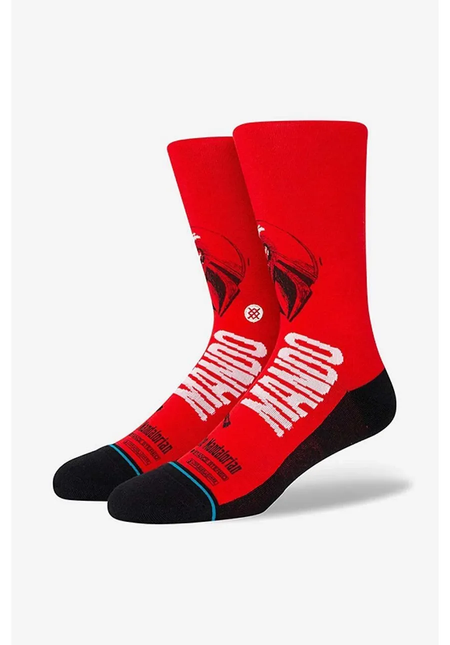 obrazek 1 Stance skarpetki Mando West kolor czerwony A545A22MAN-RED