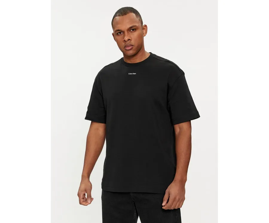 obrazek 1 Calvin Klein T-Shirt Nano Logo K10K112487 Czarny Regular Fit
