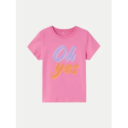 Zdjęcie NAME IT T-Shirt Hanne 13226131 Różowy Regular Fit