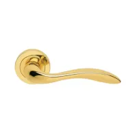 Picture Giava door handle - polished brass finish