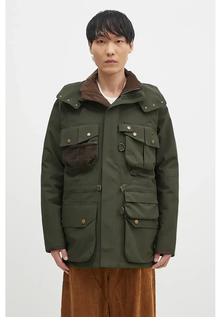 obrazek 1 Barbour kurtka Heritage Dryfly męska kolor zielony przejściowa MWB1117