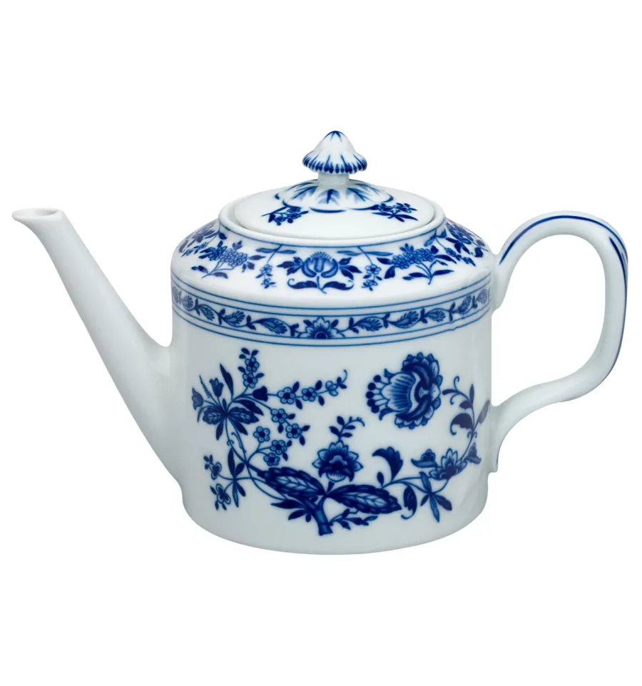 obrazek 1 Dzbanek do herbaty Margão z roślinnym wzorem inspirowanym klasyczną porcelaną „India Company” - Vista Alegre