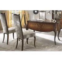 Zdjęcie Urokliwe krzesło do stylowych miejsc w kolorze wędzonego orzechu