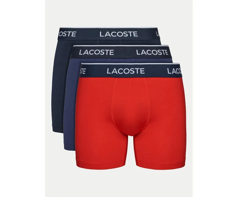 obrazek 1 Lacoste Komplet 3 par bokserek 6H3420 Kolorowy