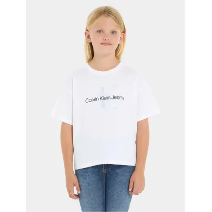 Zdjęcie Calvin Klein Jeans T-Shirt Serenity IG0IG02434 Biały Boxy Fit