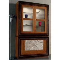 Picture Italian 2-piece display case in a classic style for the living room - Cantiero
