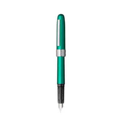 Picture Phenomenal Platinum Plaisir Teal Green fountain pen