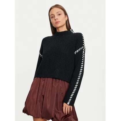 Zdjęcie Vero Moda Sweter New Cream 10313514 Czarny Loose Fit