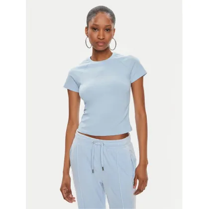 Zdjęcie Juicy Couture T-Shirt JCMCT223257 Błękitny Slim Fit