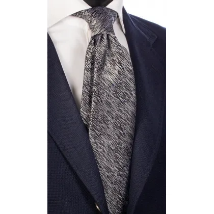 Zdjęcie Oryginalny jedwabny krawat od włoskiego producenta