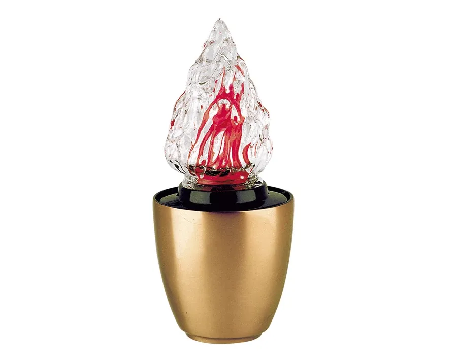 obrazek 1 Lampa ozdobna z brązu na grób