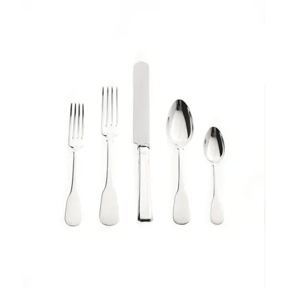 Zdjęcie Oryginalny włoski zestaw sztućców platerowanych srebrem – Pampaloni