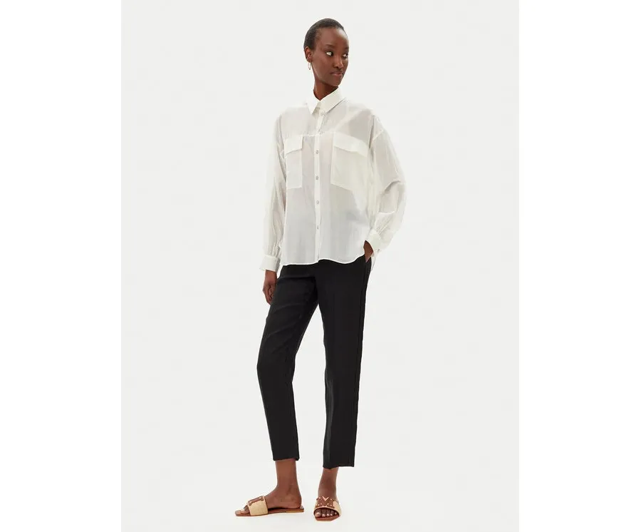 obrazek 1 Marella Chinosy Perugia 2513131192200 Czarny Regular Fit