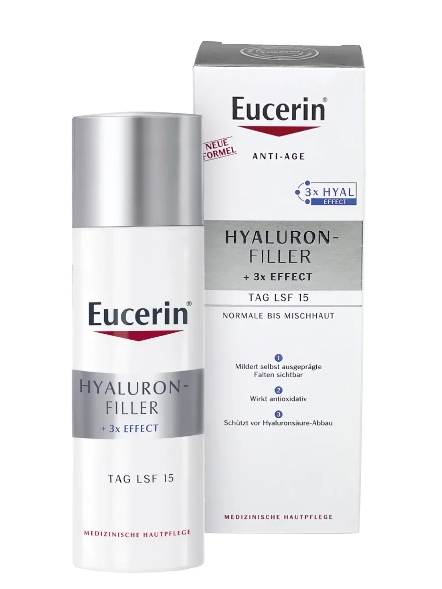 obrazek 1 Eucerin Hyaluron Filler Krem na dzień SPF 15 Skóra Normalna i Mieszana 50 ml