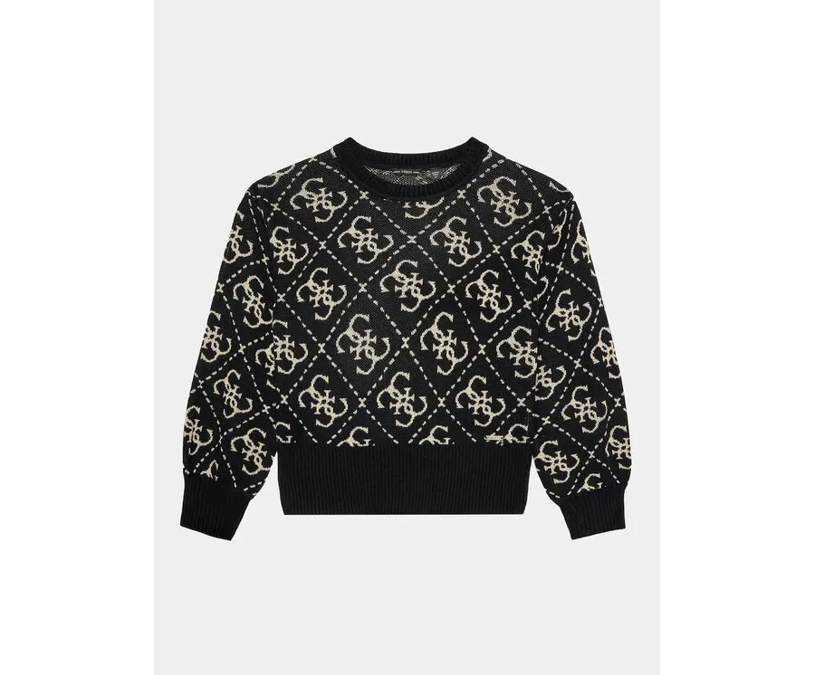 obrazek 1 Guess Sweter J3BR04 Z39N0 Czarny Relaxed Fit