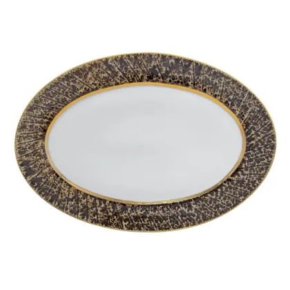 Zdjęcie Piękny owalny półmisek porcelanowy 39 cm