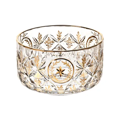 Zdjęcie Stylowa kryształowa miska będącą reprodukcją dzieła z Narodowego Muzeum Sztuki Starożytnej w prezentowym pudełku - Vista Alegre