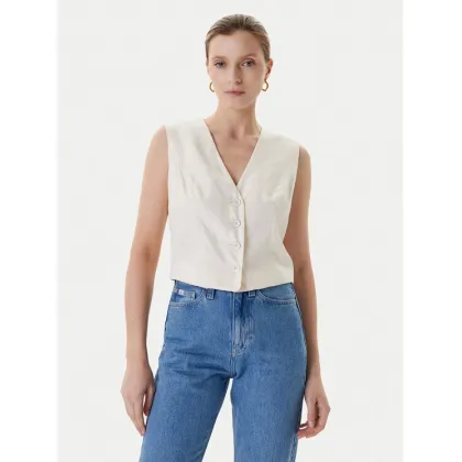 Zdjęcie Guess Kamizelka W5YH51 WH5N2 Écru Regular Fit