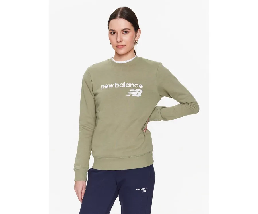 obrazek 1 New Balance Bluza Classic Core WT03811 Zielony Relaxed Fit