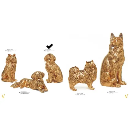 Zdjęcie Ceramiczny, siedzący pies górski - Valle d'oro Patchi