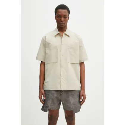 Zdjęcie Norse Projects koszula Hermann Travel Light SS męska kolor beżowy relaxed z kołnierzykiem klasycznym N40.0824.0920