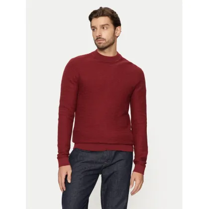 Zdjęcie Selected Homme Sweter Tion 16095640 Czerwony Regular Fit