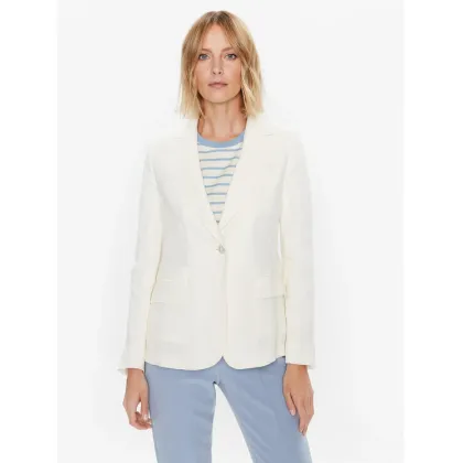 Zdjęcie Weekend Max Mara Marynarka Nalut 2350410431 Écru Regular Fit