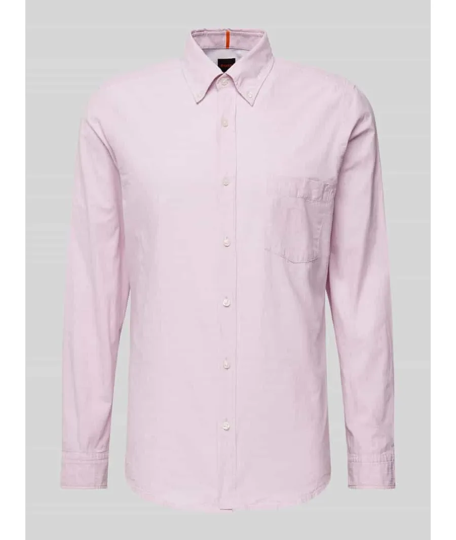 obrazek 1 Koszula casualowa o kroju slim fit z kołnierzykiem typu button down model ‘Rickert’