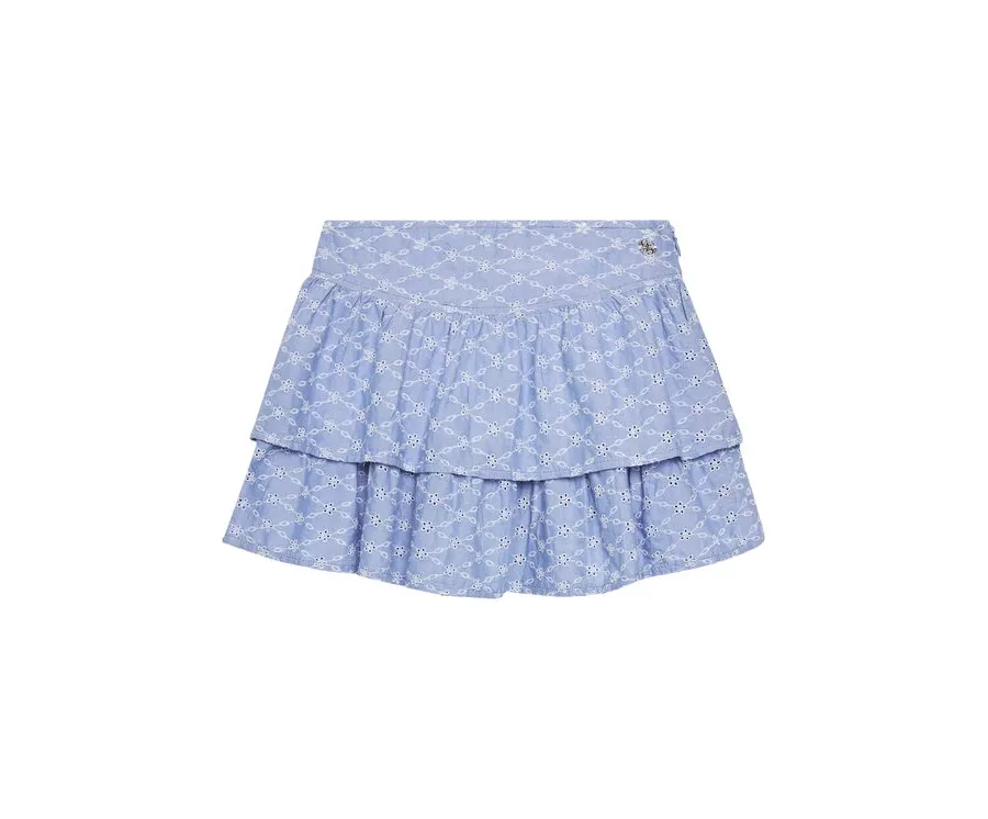 obrazek 1 Guess Spódnica mini J5GD23 WH7K0 Niebieski Regular Fit