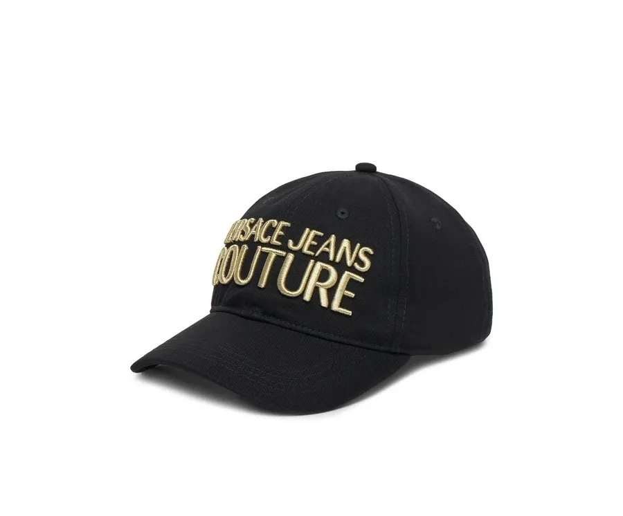 obrazek 1 Versace Jeans Couture Czapka z daszkiem 78VAZK32 Czarny