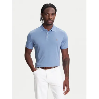 Zdjęcie Polo Ralph Lauren Polo 710704319169 Niebieski Custom Slim Fit