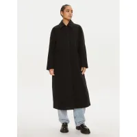 Zdjęcie Calvin Klein Jeans Płaszcz wełniany J20J223576 Czarny Relaxed Fit