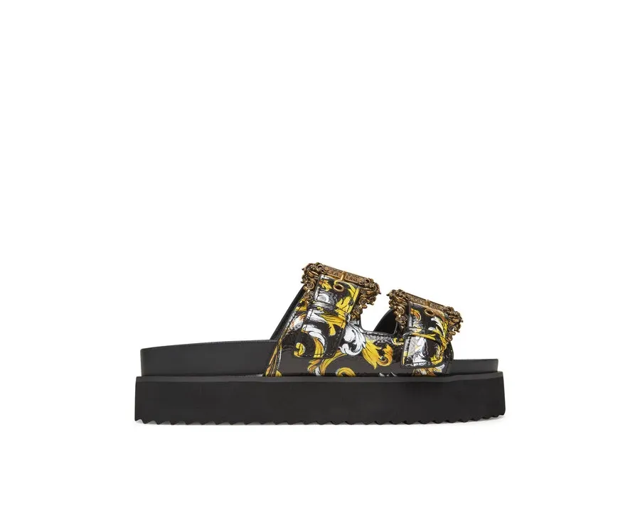 obrazek 1 Versace Jeans Couture Klapki 78VA3SM1 Czarny