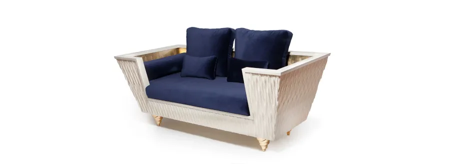 obrazek 5 Nowoczesna 2 osobowa sofa inspirowana naturą morza – Insidherland
