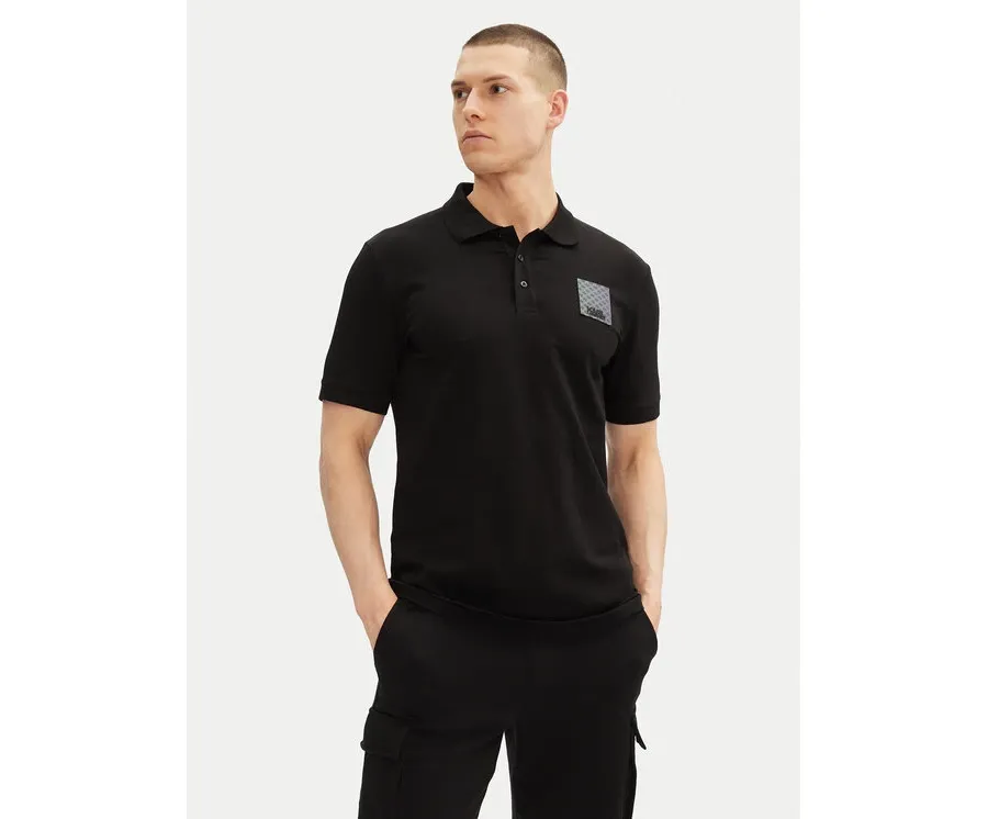 obrazek 1 KARL LAGERFELD Polo 745402 552235 Czarny Regular Fit