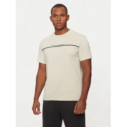 Zdjęcie Calvin Klein T-Shirt K10K113802 Beżowy Regular Fit