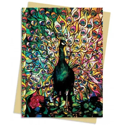 Zdjęcie Pakiet kartek na życzenia (Louis Comfort Tiffany: Przedstawienie pawia) - Flame Tree Publishing