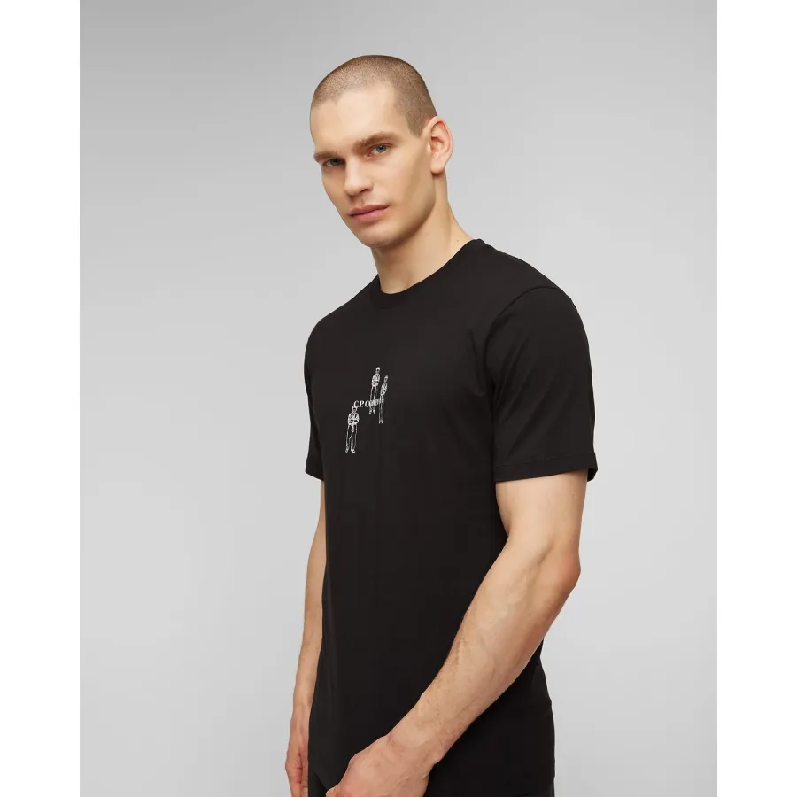 obrazek 1 Biały T-shirt Męski C.p. Company CP Company