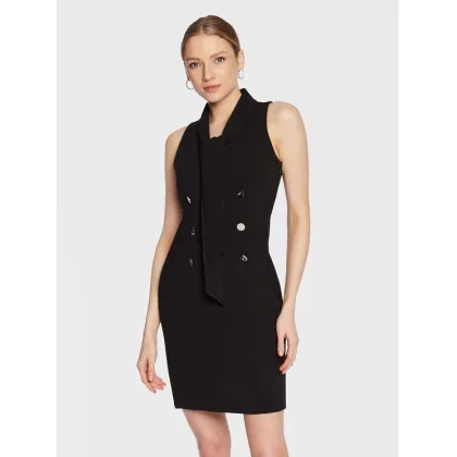 Zdjęcie DKNY Sukienka koktajlowa DD3A1852 Czarny Slim Fit