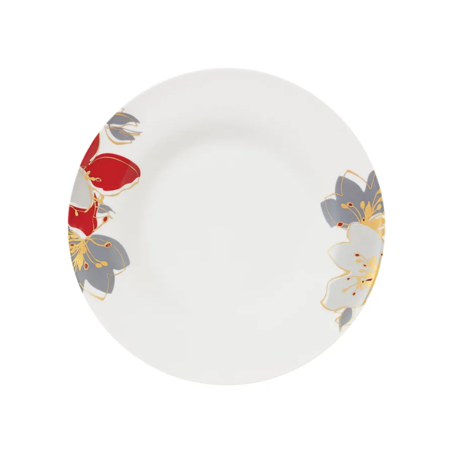 obrazek 14 Fantastyczny komplet porcelanowej zastawy stołowej 68 el. - Porcel