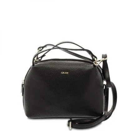 Zdjęcie Czarna włoska torebka ze skóry - Giudi