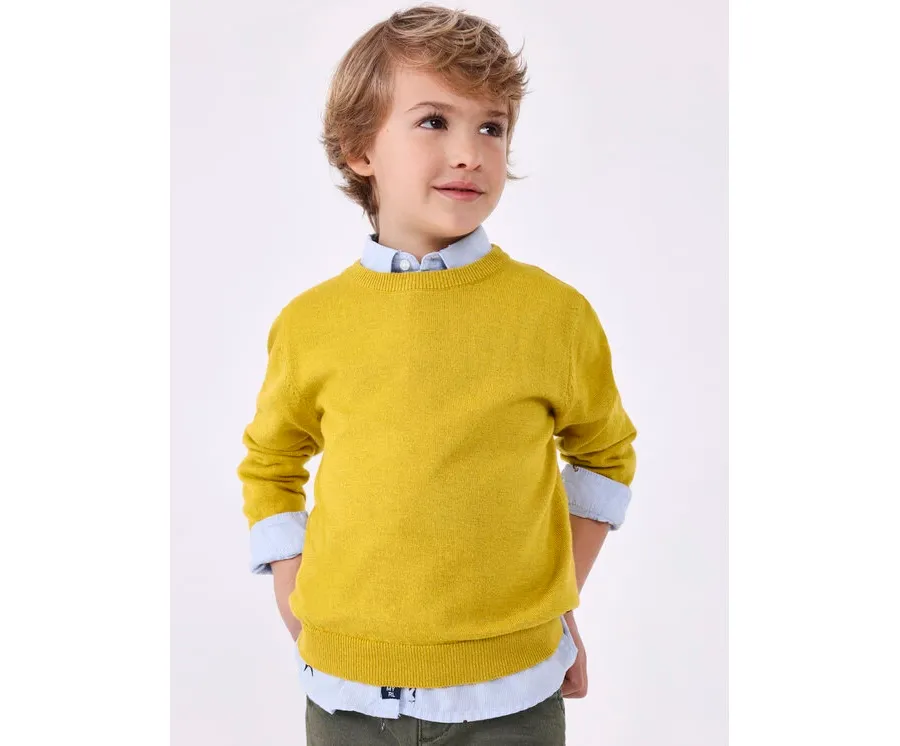 obrazek 1 Mayoral Sweter 323 Żółty Regular Fit